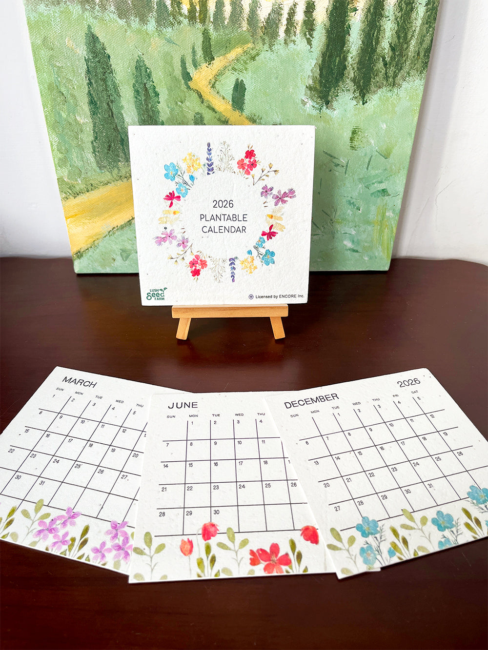 Plantable Desk Calendar 2026
